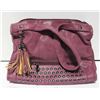 Image 1 : NEW BLUSH PLUM STUDDED PURSE NEW WITH TAGS-ESTATE
