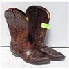 Image 1 : SIZE 9 BOULET MENS COWBOY BOOTS PREVIOUSLY WORN