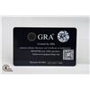 Image 3 : #1335-1.00 CT GRA CERTIFIED ROUND BRILLIANT CUT