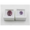 Image 1 : #76-PURPLE AMETHYST 2.45 CT & RED RUBY 11.60CT