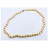 Image 1 : #52-SEA SHELL PEARL NECKLACE 18"/8MM