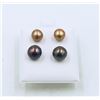 Image 1 : #57-NATURAL AKUYA PEARL EARRINGS 2 SET