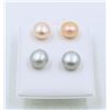 Image 1 : #61-NATURAL AKUYA PEARL EARRINGS 2 SET