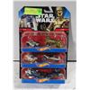 Image 1 : 3 NEW HOTWHEELS STARWARS: HAN SOLO & GREEDO, R2-D2