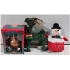 Image 1 : 3 CHRISTMAS DECOR ITEMS