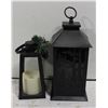 Image 1 : 2 CHRISTMAS DECOR LANTERNS