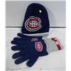 Image 1 : MONTREAL CANADIENS TOQUE & GLOVES