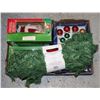 Image 1 : LARGE FLAT OF CHRISTMAS DECORATIONS