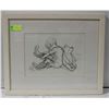 Image 1 : WINNIE THE POOH ART PRINT FRAMED
