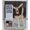 Image 1 : RUSTIC DEER KIT,DIY,SOLID PINE