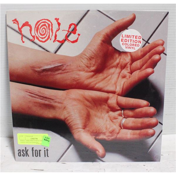 HOLE - ASK FOR IT NEW COLOR VINYL LP LTD EDITION