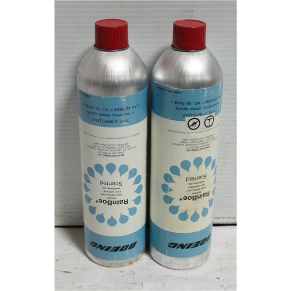 RAINBOW RAIN REPELLENT FOR AIRCRAFT WINDSHIELDS