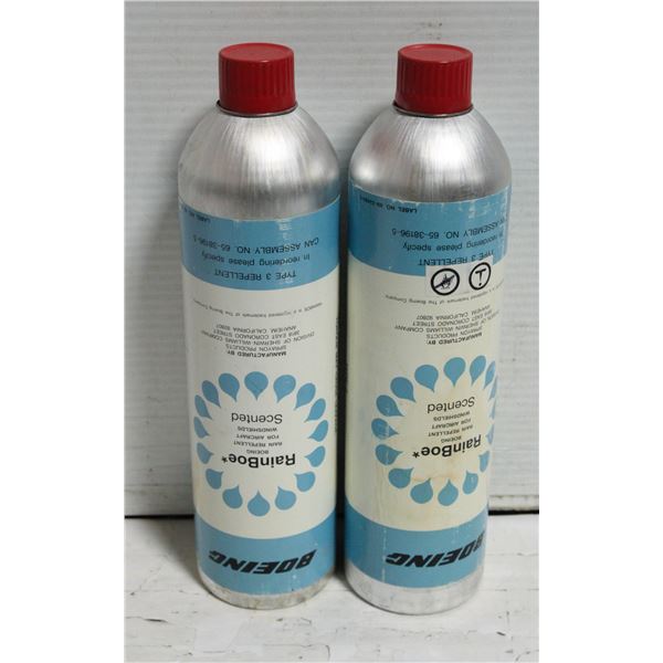 RAINBOW RAIN REPELLENT FOR AIRCRAFT WINDSHIELDS