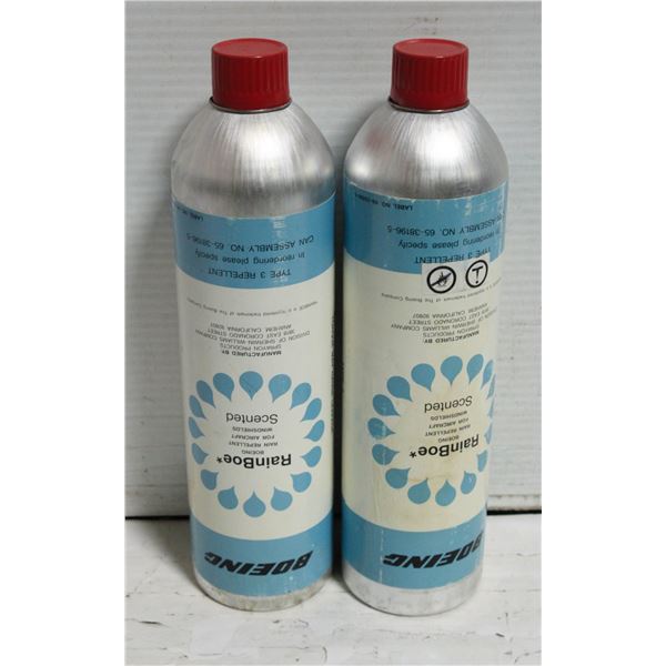 RAINBOW RAIN REPELLENT FOR AIRCRAFT WINDSHIELDS