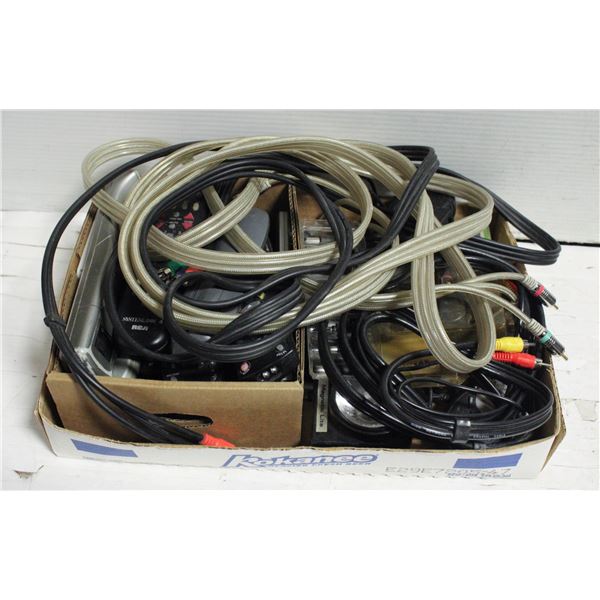 FLAT OF 14 ASSORTED REMOTE CONTROLS &