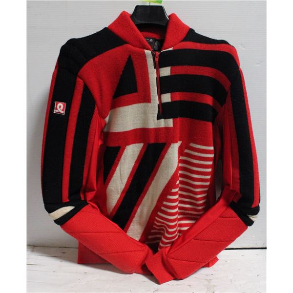 DEMETRE MEN’S SKI SWEATER 100% WOOL LARGE