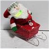 Image 1 : SANTA IN A SLEIGH CHRISTMAS DECORATION