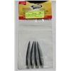 Image 1 : 4 PACK UV BLUE MINNI STRIP ARTIFICIAL BAITFISH
