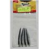 Image 1 : 4 PACK UV BLUE MINNI STRIP ARTIFICIAL BAITFISH
