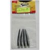 Image 1 : 4 PACK UV BLUE MINNI STRIP ARTIFICIAL BAITFISH