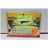 Image 1 : 4 PACK CHARTREUSE ARTIFICIAL BAITFISH 5"