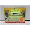 Image 1 : 4 PACK CHARTREUSE ARTIFICIAL BAITFISH 5"