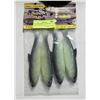 Image 1 : 4 PACK HERRING ARTIFICIAL BAITFISH GLOW 6.6"