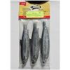 Image 1 : 3 PACK BLACK HERRING ARTIFICIAL BAITFISH TUNABLE