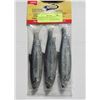 Image 1 : 3 PACKAGE BLUE HERRING ARTIFICIAL BAITFISH TUNABLE