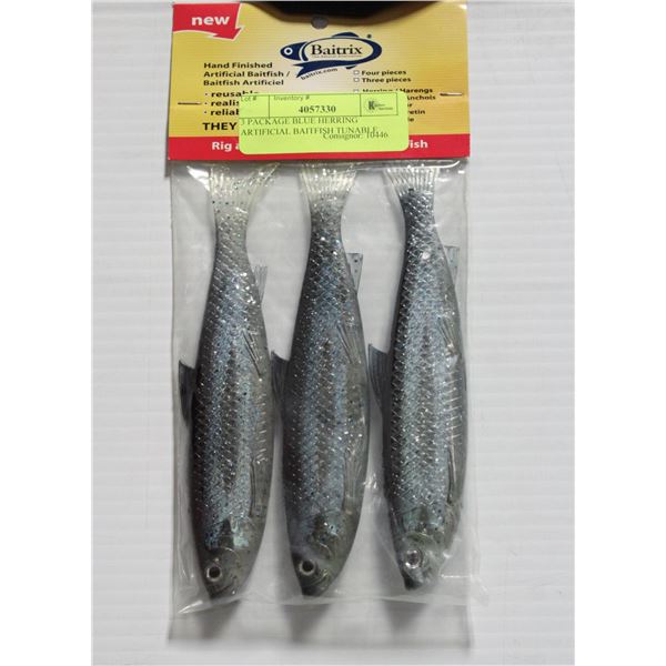 3 PACK BLUE BACK HERRING ARTIFICIAL BAITFISH