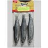 Image 1 : 3 PACK BLUE BACK HERRING ARTIFICIAL BAITFISH