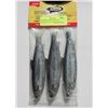 Image 1 : 3 PACK BLUE BACK HERRING ARTIFICIAL BAITFISH