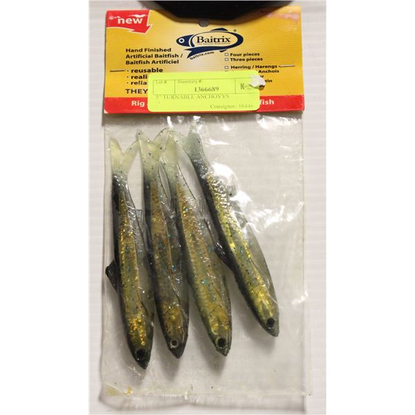 5" TURNABLE ANCHOVYS