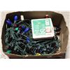 Image 1 : BOX OF CHRISTMAS LIGHTS TESTED WORKING 5 STRINGS