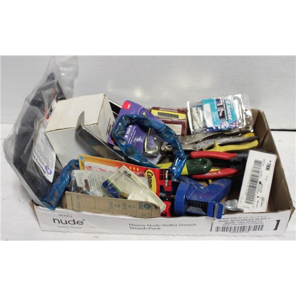 FLAT OF ASSORTED TOOLS