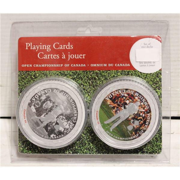 2004 CANADA POST OPEN CHAMPIONSHIP PLAYING CARDS