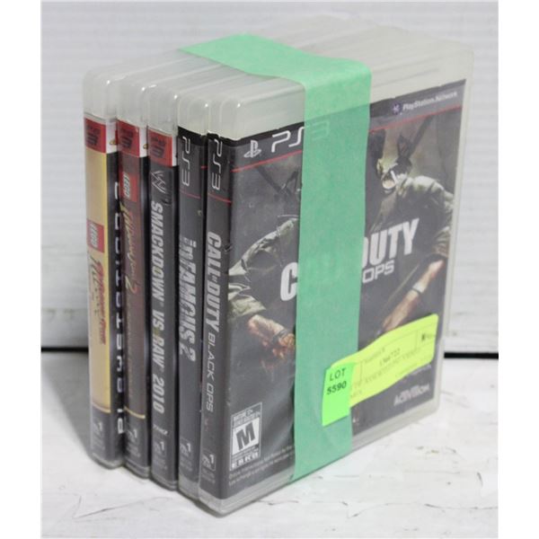 LOT OF ASSORTED PS3 VIDEO GAMES