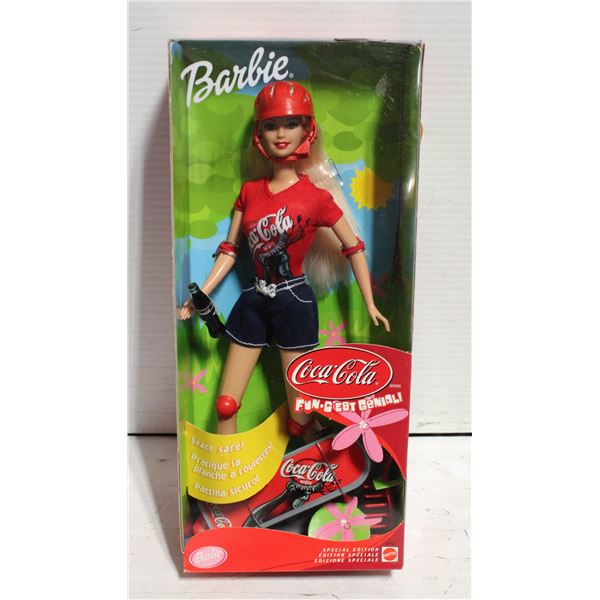 COCA-COLA BARBIE NEW IN BOX SKATEBOARDER BARBIE