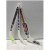Image 1 : 3 EDMONTON OILERS MINI STICKS