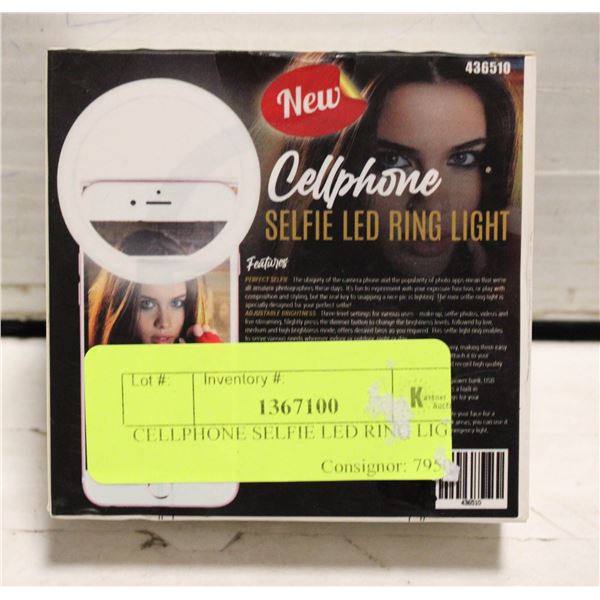 CELLPHONE SELFIE LED RING LIGHT