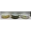 Image 1 : 3 VINTAGE PYREX BOWLS