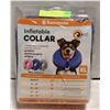 Image 1 : INFLATABLE PET COLLAR XL SIZE BLUE