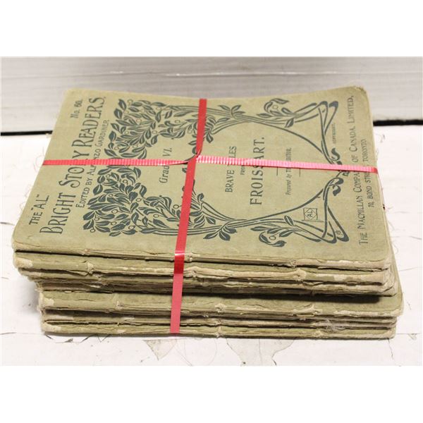 9 A.L. BRIGHT STORY READERS GRADE 6 CIRCA 1940’S