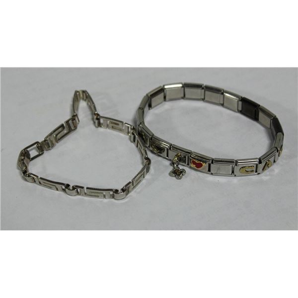 NEW STAINLESS-STEEL BRACELET & ESTATE
