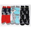 3 NEW PAIRS OF ADULT SIZE BUGS BUNNY THEME