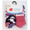 NEW 6PAIR PACK HANES WOMENS COZY SOCKS (LOW CUT)