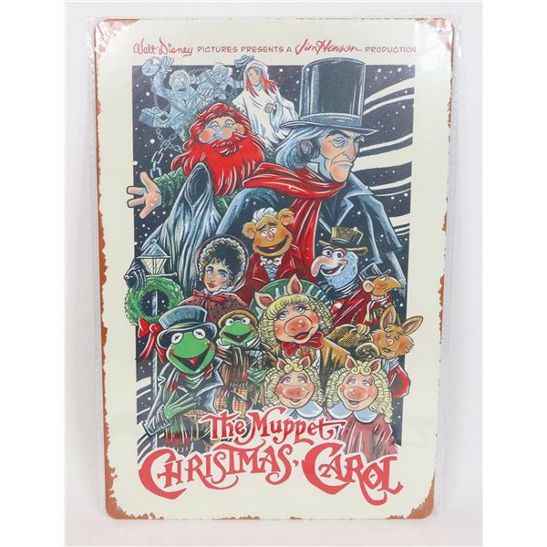 NEW THE MUPPET CHRISTMAS CAROL THEME METAL SIGN