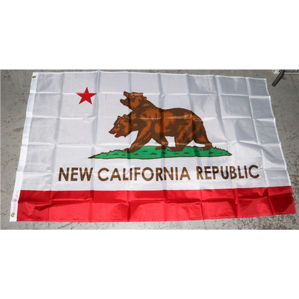 NEW FALLOUT THEME CALIFORNIA REPUBLIC FLAG