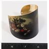 Image 1 : NEW FLOWER PAINTING DESIGN CUFF BRACELET