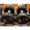 Image 1 : PAIR OF UMAX NEOPRENE COATED DUMBBELLS -55LBS